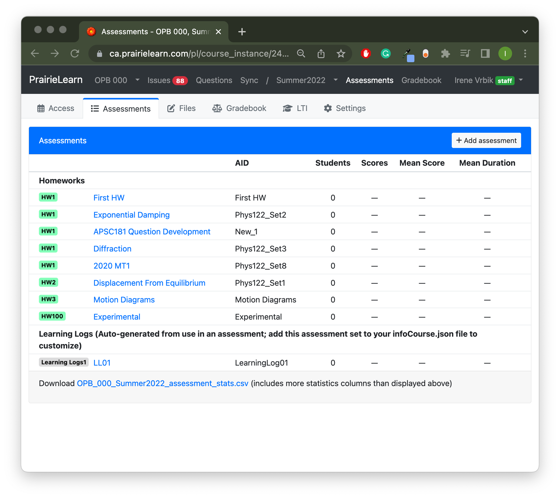 Instructor Guide — PrairieLearn Guides